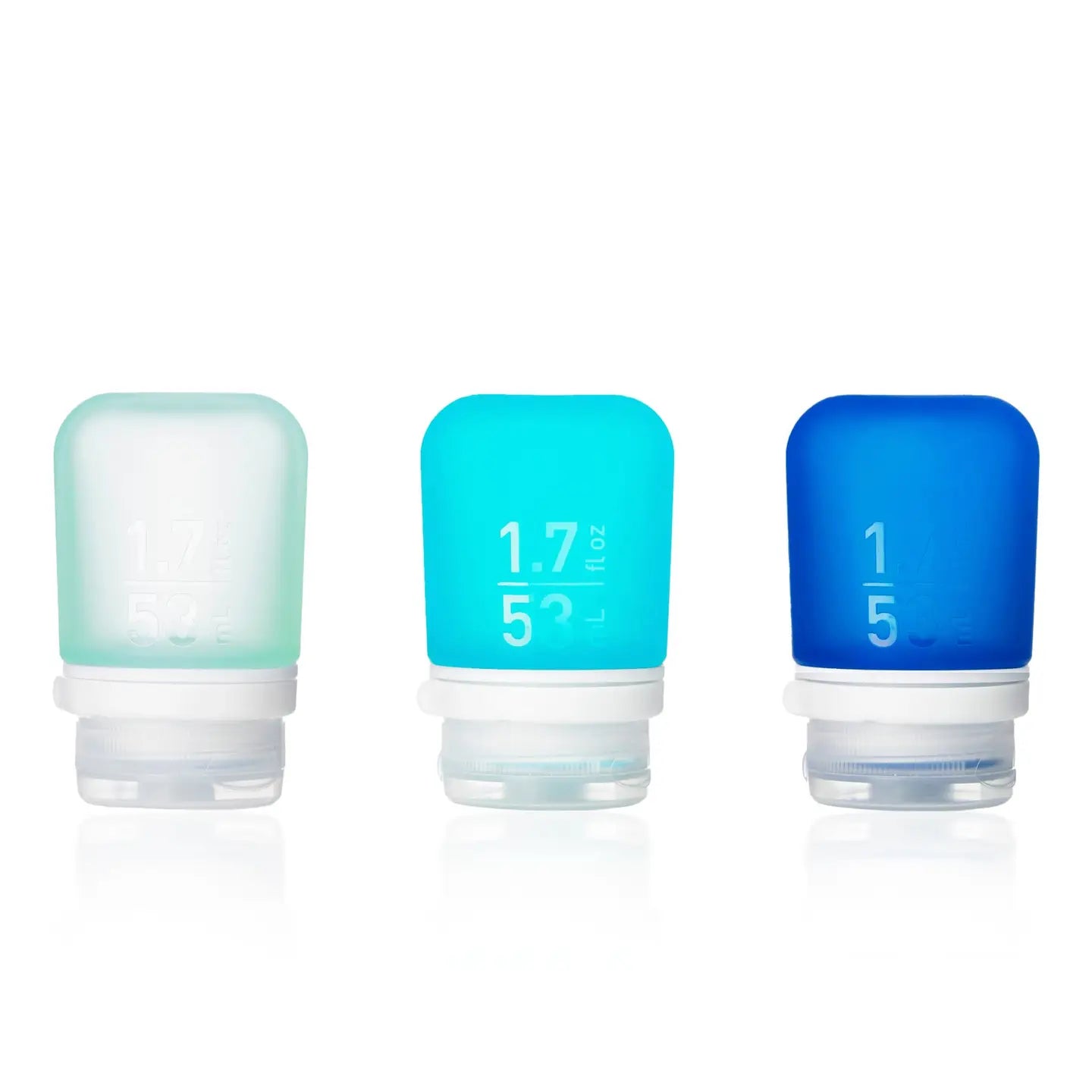 Gotoob+ 3-Pack Refillable Silicone Travel Bottles - Small