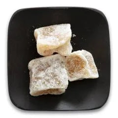 Ginger crystallized cubes, select