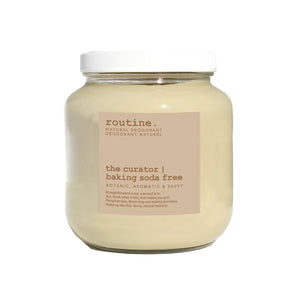 Routine natural deodorant cream by the ounce