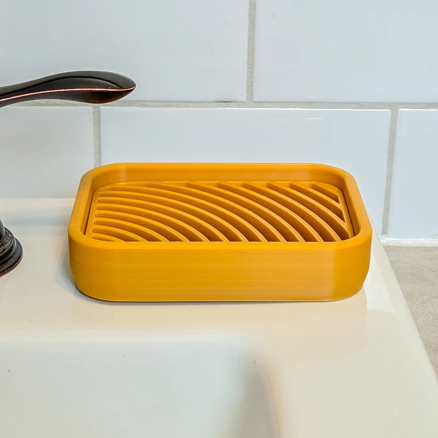 Recycled Bathroom Soap Dish Rectangular
