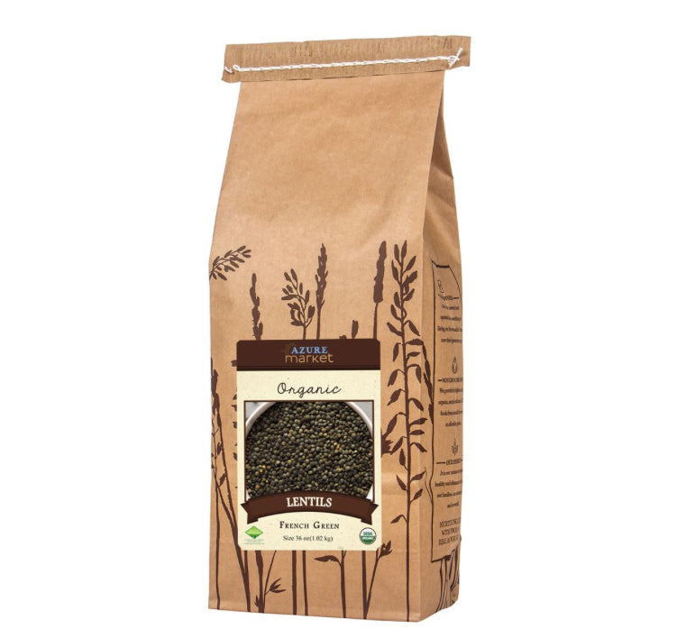 French Green Lentils, Organic | 12 oz prefill