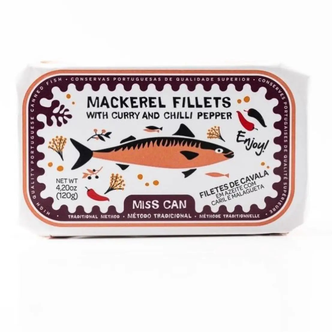 Mackerel Fillets with Curry and Chili Pepper