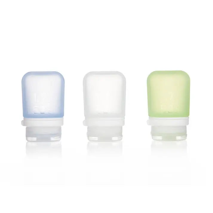 Gotoob+ 3-Pack Refillable Silicone Travel Bottles - Small
