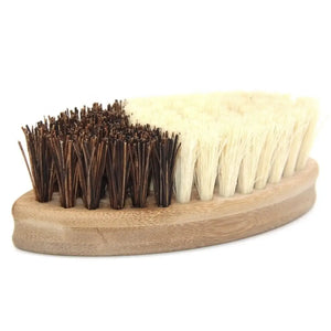 Dual-Bristled Bamboo Cleaning Brush