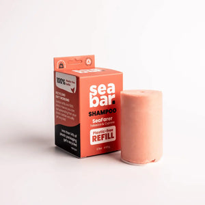 SeaFarer Shampoo Bar (cypress, bourbon & tobacco, with natural DHT blockers)