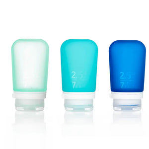 Gotoob+ 3-Pack Refillable Silicone Travel Bottles - Medium