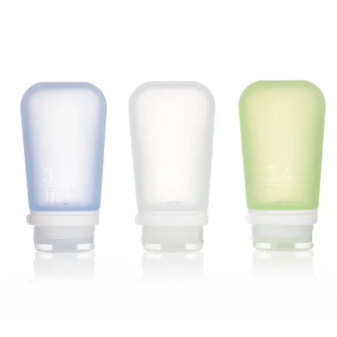 Gotoob+ 3-Pack Refillable Silicone Travel Bottles - Large