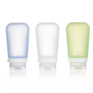 Gotoob+ 3-Pack Refillable Silicone Travel Bottles - Large