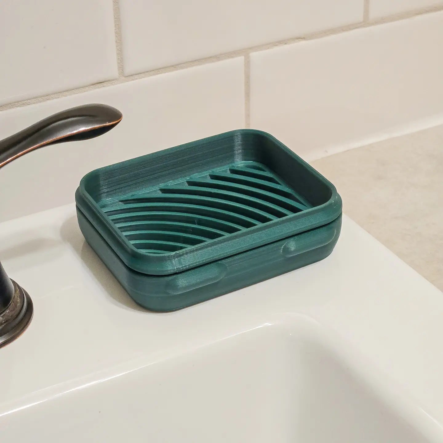 Recycled Travel Soap Case (Rectangular, Tall)