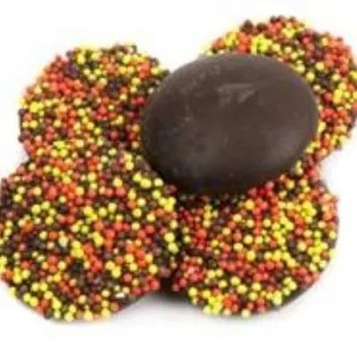 Dark Chocolate Nonpareils Autumn mix