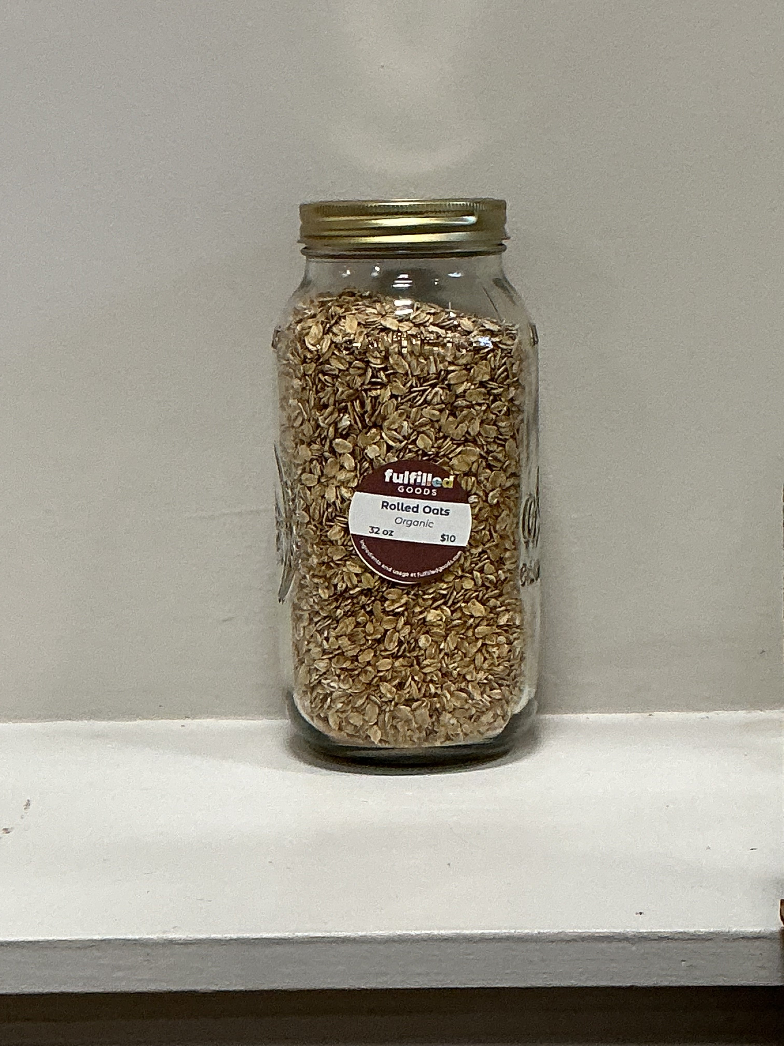 Rolled Oats, Organic, Gluten Free | prefill