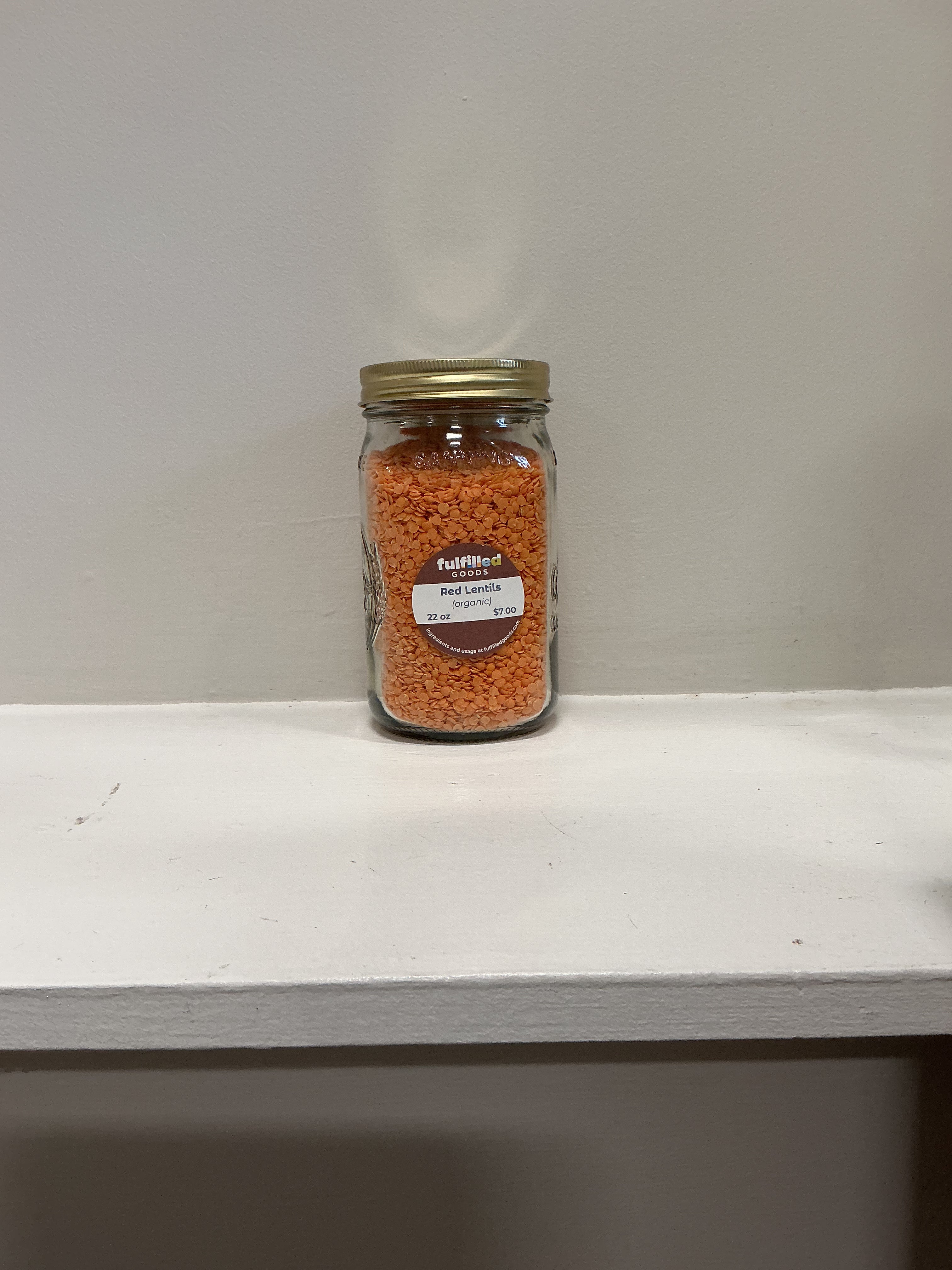 Red Lentils Organic | 22 oz prefill