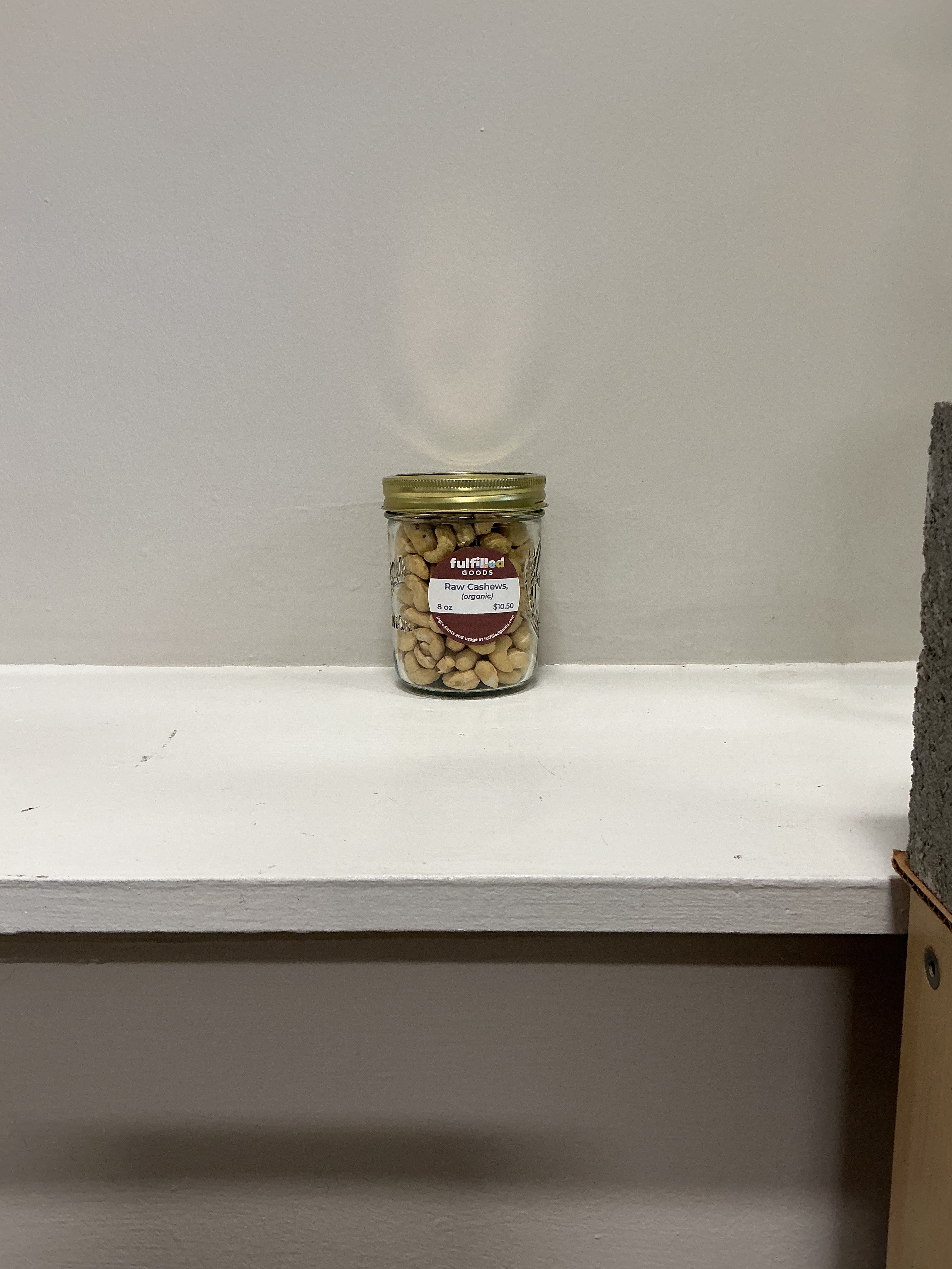 Cashews, Raw Whole Organic | prefill