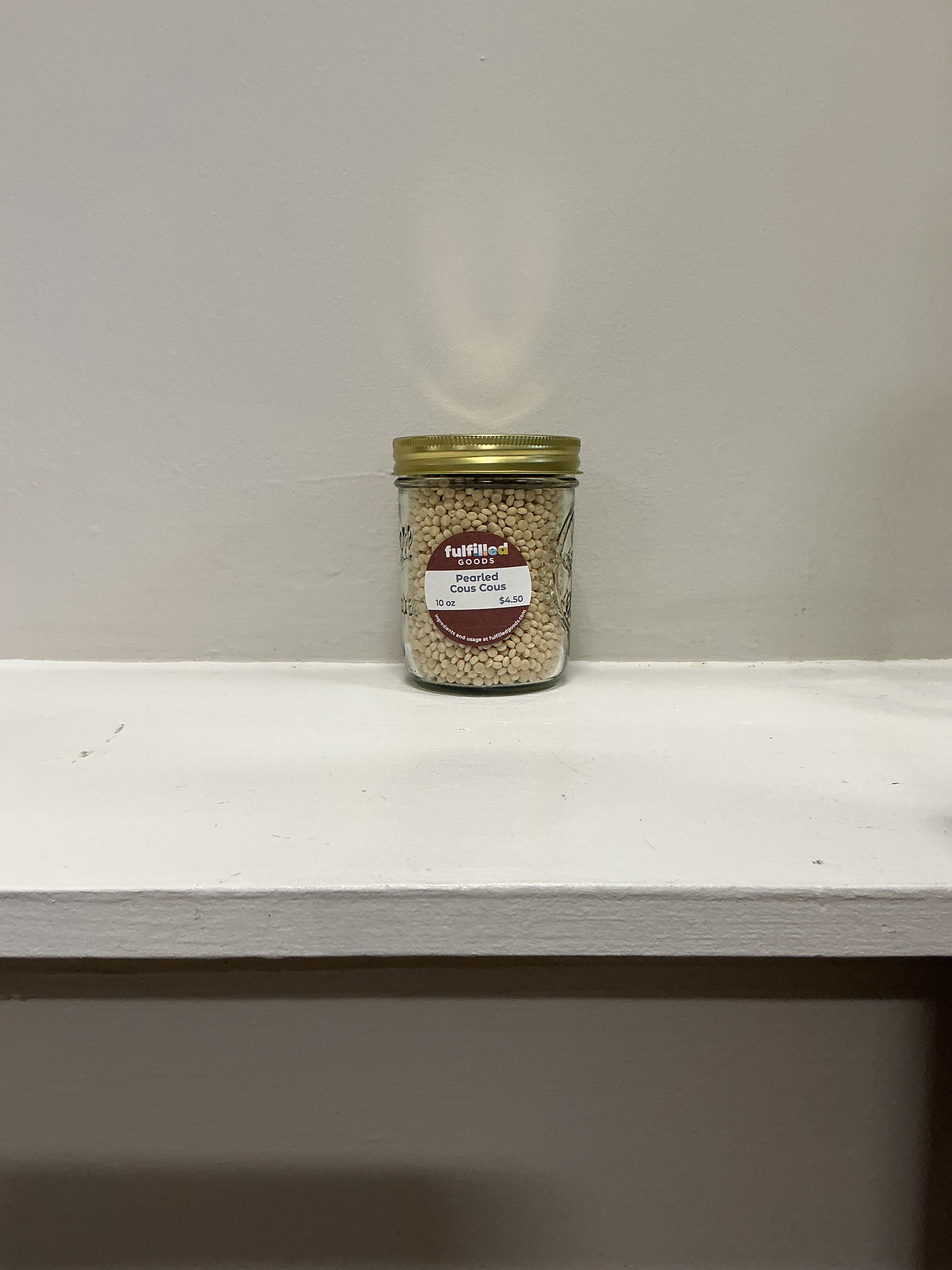 Pearled Cous Cous Toasted | prefill 10 oz