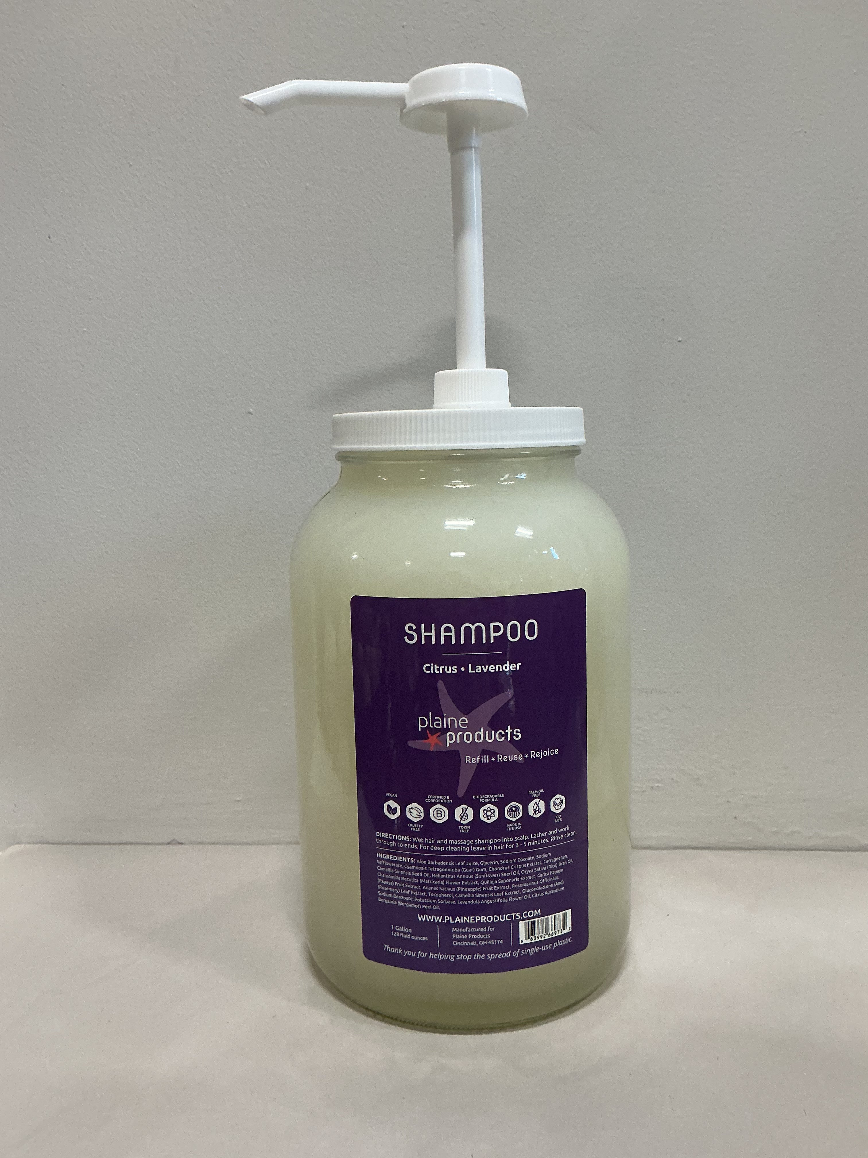 Plaine Citrus Lavender Shampoo by the ounce