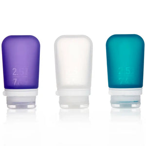 Gotoob+ 3-Pack Refillable Silicone Travel Bottles - Medium