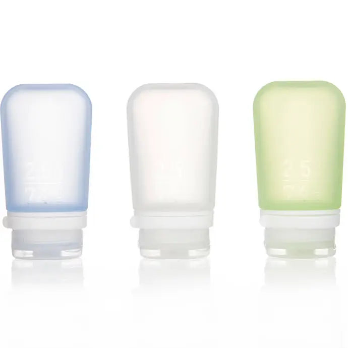 Gotoob+ 3-Pack Refillable Silicone Travel Bottles - Medium