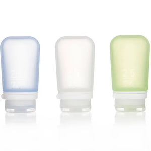 Gotoob+ 3-Pack Refillable Silicone Travel Bottles - Medium