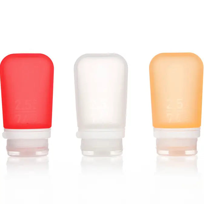 Gotoob+ 3-Pack Refillable Silicone Travel Bottles - Medium