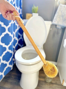 Coconut Fiber Toilet Brush - Tall Handled
