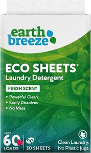 Earth Breeze Laundry Zero Waste Laundry Strips