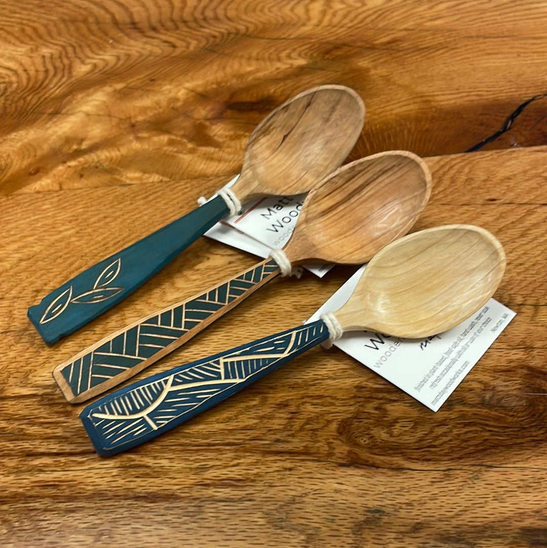Hand-Carved Eating Spoons